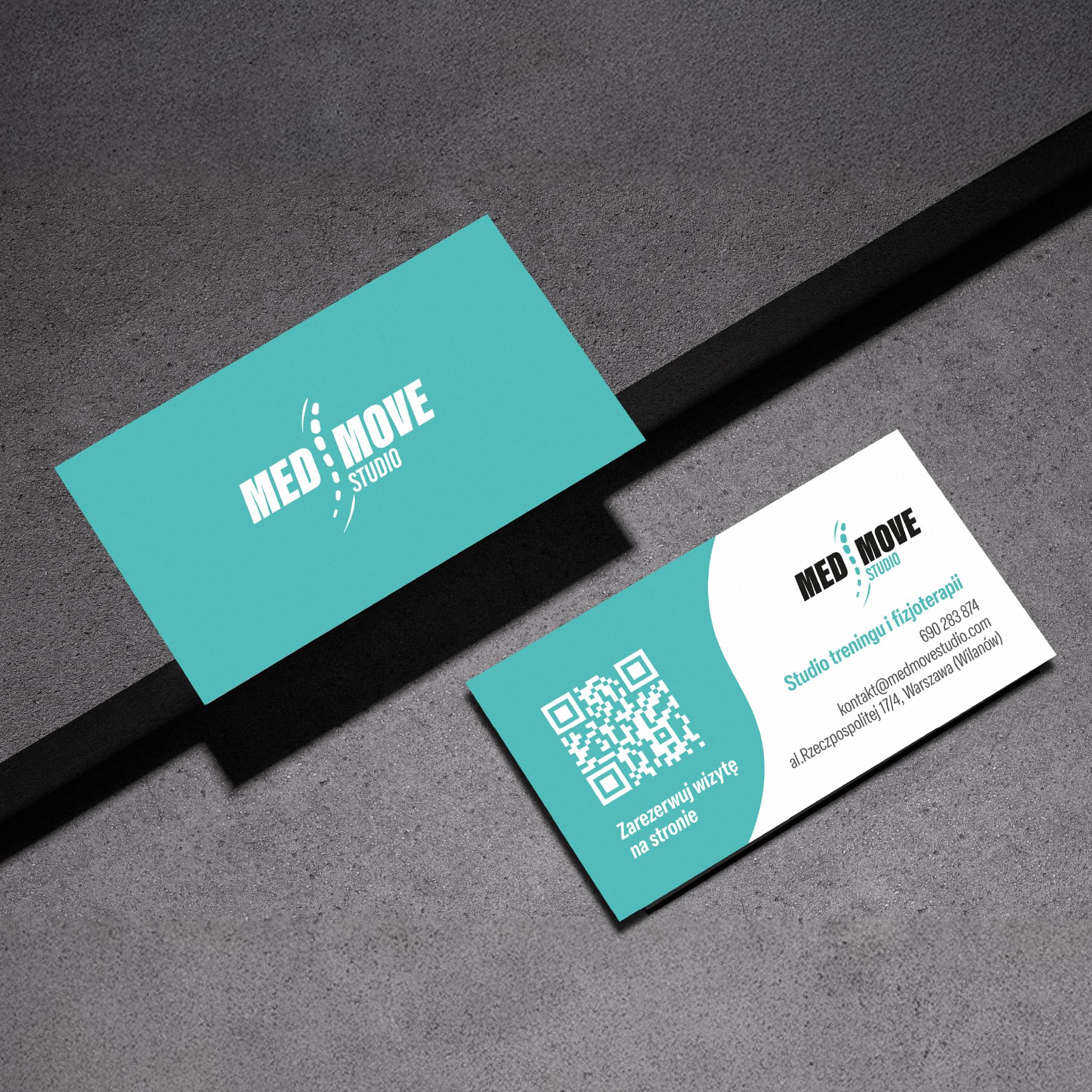 Projekt wizytówki med move